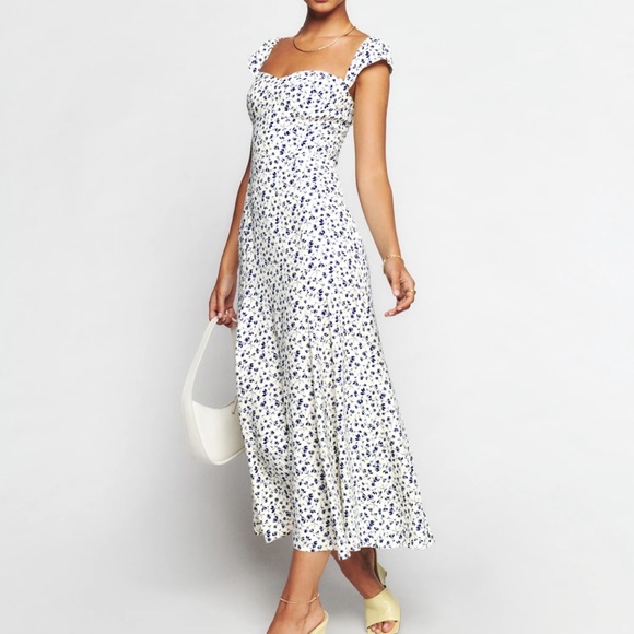 Reformation Bryson Dress Mykonos - Picture 5 of 8